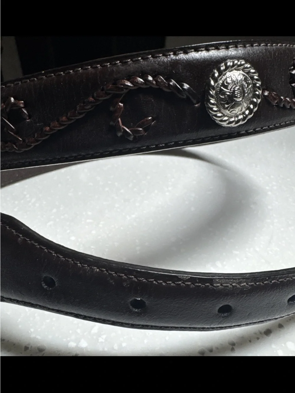 Wrangler Genuine Leather, Vintage, western belt women Size Small New With Tags